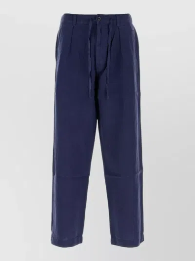 Polo Ralph Lauren Linen Straight Leg Casual Loose Pants In Red