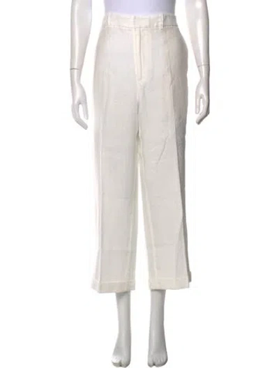 Pre-owned Polo Ralph Lauren Linen Straight Leg Pants In Neutral