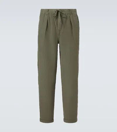 Polo Ralph Lauren Polo Prepster Slim Tapered Linen Pant In New Olive