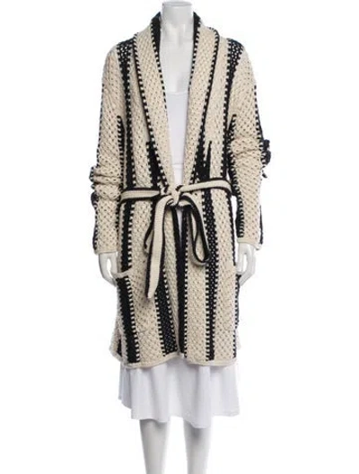 Pre-owned Polo Ralph Lauren Linen Striped Sweater In Neutrals