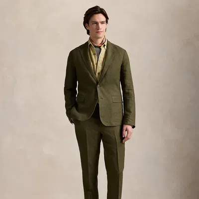 Polo Ralph Lauren Linen Suit Trouser In Armadillo