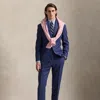 Polo Ralph Lauren Linen Suit Trouser In Bright Navy