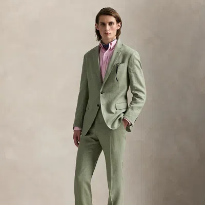 Polo Ralph Lauren Linen Suit Trouser In Modern Sage