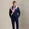 Polo Ralph Lauren Linen Suit Trouser In Navy