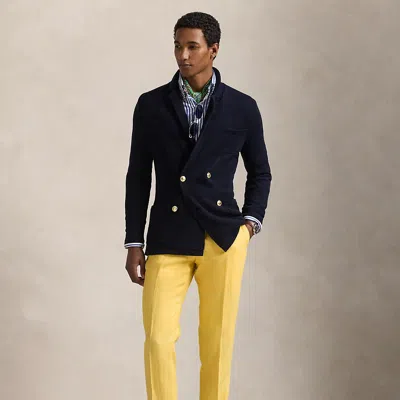 Polo Ralph Lauren Linen Suit Trouser In Wicket Yellow