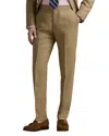 Polo Ralph Lauren Linen Suit Trousers In Classic Khaki