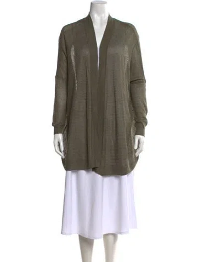 Pre-owned Polo Ralph Lauren Linen Sweater In Green