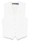 Polo Ralph Lauren Linen Waistcoat In White