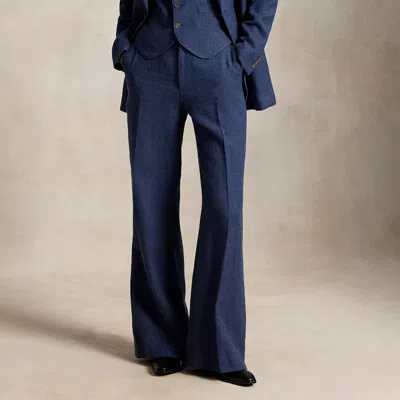 Polo Ralph Lauren Linen-cotton Beaton Pant In Blue Melange