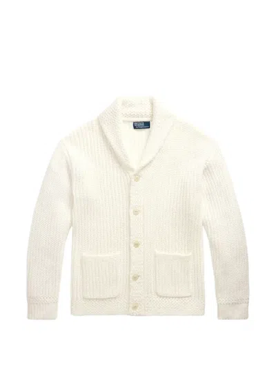 Polo Ralph Lauren Linen-cotton Shawl-collar Cardigan In Neutral