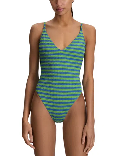 Polo Ralph Lauren Lingerie One Piece Swimsuit In Green
