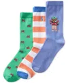 Polo Ralph Lauren Little & Big Boys Crab Bear Crew Socks, 3-pack