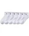 Polo Ralph Lauren Quarter-length-sock 6-pack In White