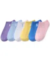 Polo Ralph Lauren Little & Big Girls Classic Solid Low-cut Socks, 6-pack In Open