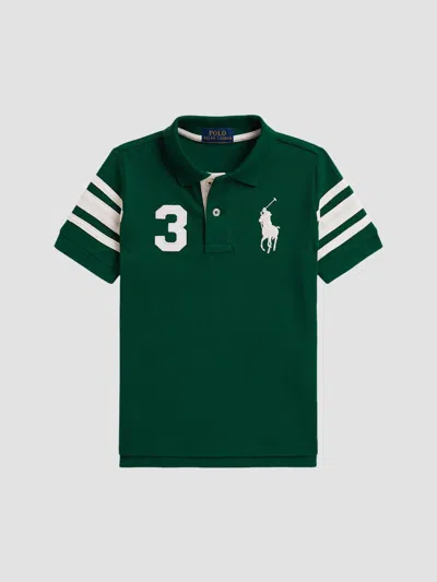 Polo Ralph Lauren Kids' Little Boy's & Boy's Big Pony Cotton Polo Shirt In Green