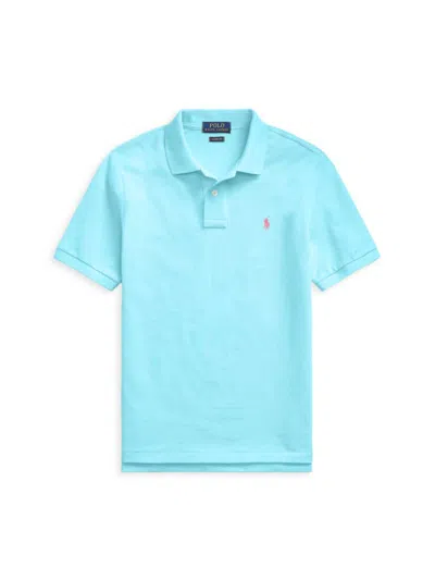 Polo Ralph Lauren Little Boy's & Boy's Classic Mesh Knit Polo In French Turquoise