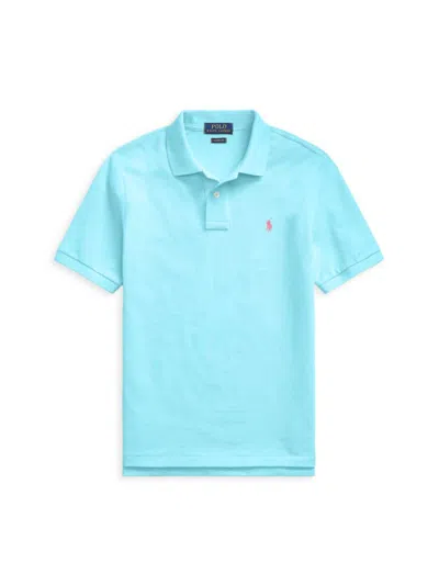 Polo Ralph Lauren Kids' Little Boy's & Boy's Classic Mesh Knit Polo In French Turquoise