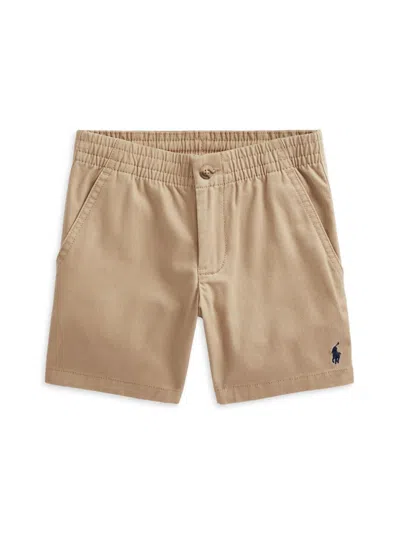 Polo Ralph Lauren Kids' Little Boy's & Boy's Cotton Flat Front Shorts In Khaki Hill