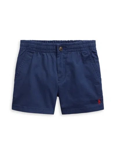 Polo Ralph Lauren Little Boy's & Boy's Cotton Flat Front Shorts In Newport Navy