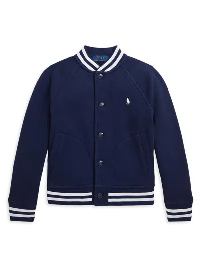 Polo Ralph Lauren Little Boy's & Boy's Knit Bomber Jacket In Blue