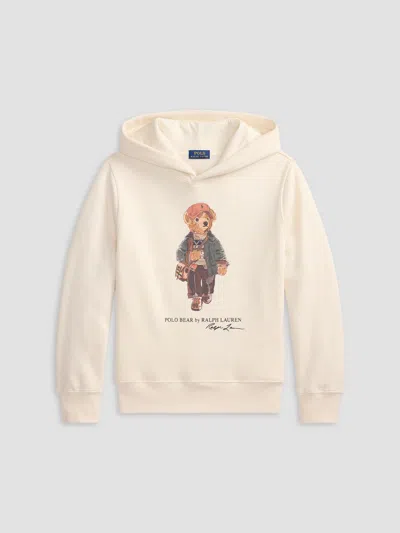 Polo Ralph Lauren Little Boy's & Boy's Polo Bear Hoodie In Estate Cream