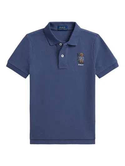 Polo Ralph Lauren Little Boy's & Boy's Polo Bear Polo Shirt In Blue