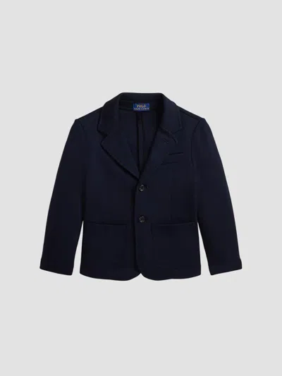 Polo Ralph Lauren Kids' Little Boy's Double-knit Blazer In Blue