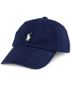 Polo Ralph Lauren Branded Baseball Cap Navy In Newport Navy,wicket Yellow