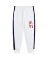 Polo Ralph Lauren Big Boys Logo Double Knit Joggers In White