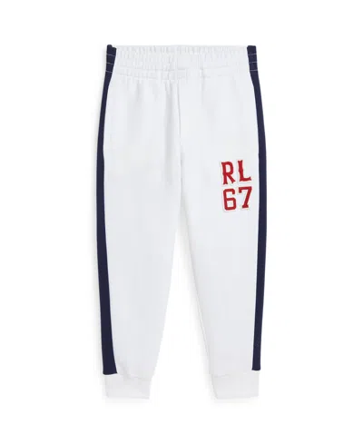 POLO RALPH LAUREN LITTLE BOYS LOGO DOUBLE KNIT JOGGERS