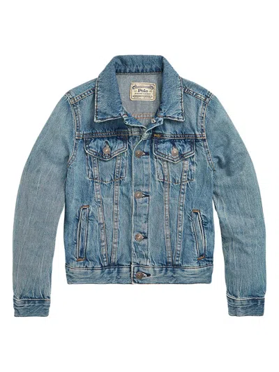 Polo Ralph Lauren Little Girl's & Girl's Denim Trucker Jacket In Blue