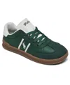 Polo Ralph Lauren Little Kids Heritage Court Ii T-toe Casual Sneakers From Finish Line In Dark Green