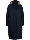 Polo Ralph Lauren Concealed-fastening Hooded Parka In Blue