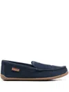 Polo Ralph Lauren Brenan Embroidered Loeafer In Blue