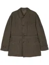 Polo Ralph Lauren Wool Single Breasted Walking Jacket For Men In Green