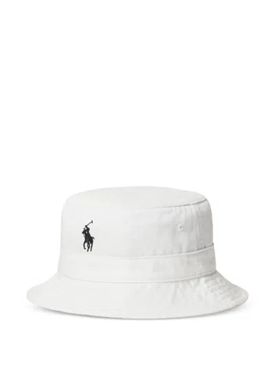 Polo Ralph Lauren Loft Bucket Hat In White