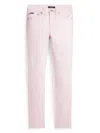Polo Ralph Lauren Logo-appliqué Skinny Jeans In Pink