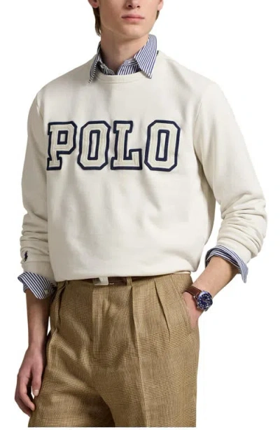 POLO RALPH LAUREN POLO RALPH LAUREN LOGO APPLIQUÉ SWEATSHIRT