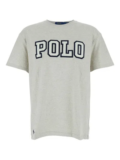 POLO RALPH LAUREN LOGO-APPLIQUÉ T-SHIRT