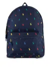 Polo Ralph Lauren Ralph Lauren Kids Allover Logo Printed Backpack In Blue