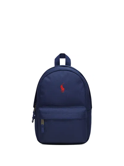 Polo Ralph Lauren Kids' Logo Backpack In Blue