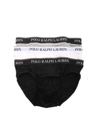 Polo Ralph Lauren Logo Band Three-pack Briefs In Multicolore