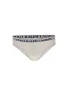 Polo Ralph Lauren Logo Band Three-pack Briefs In White