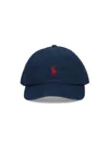 Polo Ralph Lauren Blue Baseball Cap With Logo Embroidery In Cotton Man
