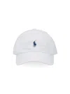 Polo Ralph Lauren White Baseball Cap With Horsebit Embroidery In Cotton Man