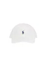 Polo Ralph Lauren Mens Classic Logo-embroidered Adjustable Cotton Cap Pale Cream In White