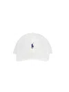 Polo Ralph Lauren Mens Classic Logo-embroidered Adjustable Cotton Cap Pale Cream In White