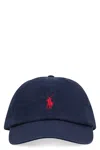 Polo Ralph Lauren Blue Baseball Cap With Pony Embroidery On The Front And Rear Adjustable Buckle Closure In Cotton Wom