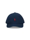 Polo Ralph Lauren Blue Baseball Cap With Logo Embroidery In Cotton Man In Blue