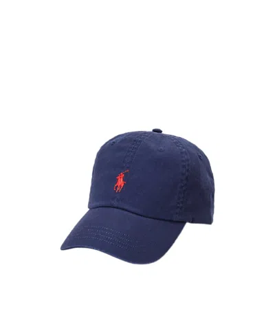 Polo Ralph Lauren Logo Baseball Cap In Blue